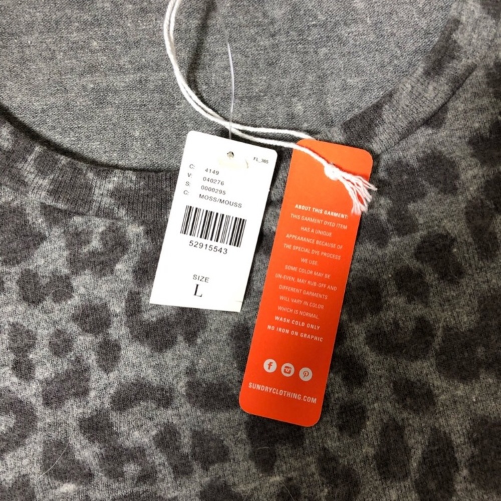 Anthropologie Sundry Leopard Print Ruched dress - Picture 6 of 9